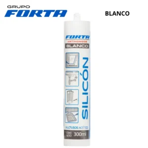 SILICON ACETICO BLANCO ANTIHONGOS 300 ML FORTA