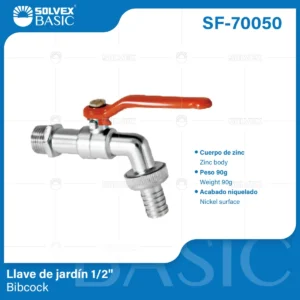 LLAVE NARIZ CUERPO DE ZINC 1/2 SOLVEX SF-70050