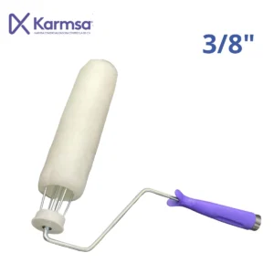 RODILLO LISO 3/8" X 9" LISO CON MANERAL DE JAULA KARMSA