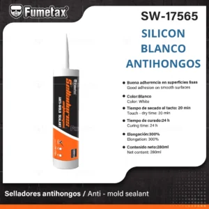 SILICON BLANCO ANTIHONGOS FUMETAX SW-17565