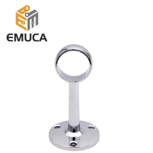 SOPORTE CENTRAL PARA TUBO REDONDO CROMADO 1"