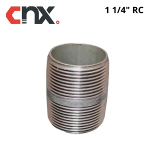 NIPLE GALVANIZADO ROSCA CORRIDA 1 1/4" GNIPLER32