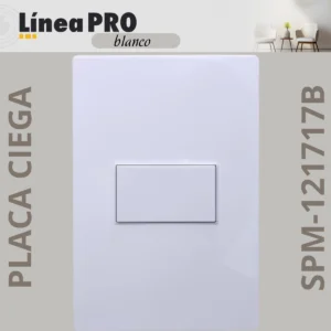 PLACA CIEGA BLANCO LINEA PRO BLANCO SPM-1000B