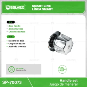 JUEGO DE MANERALES CROMO QUEEN SOLVEX SP-70073