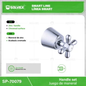 JUEGO DE MANERALES PARA REGADERA SOLVEX SP-70079