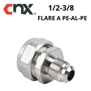ADAPTADOR FLARE A  PE-AL-PE 1/2" X 3/8"  PAADAPF2010