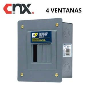 CENTRO DE CARGA DE EMPOTRAR 4 VENTANAS 50A CNX CDE-450