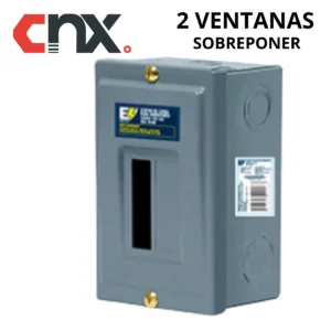 CENTRO DE CARGA DE SOBREPONER 2 VENTANAS 50A CNX CDS-250