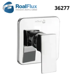 MONOMANDO PARA REGADERA CUADRADO CROMO ROALFLUX 36277